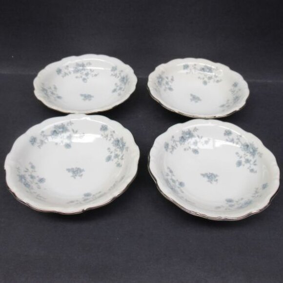 4 - JoHann Haviland Germany BLUE GARLAND 5 Inch Fruit or Berry Bowls - Picture 1 of 4